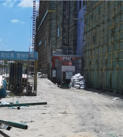 泡沫混凝土施工現(xiàn)場(chǎng)圖 